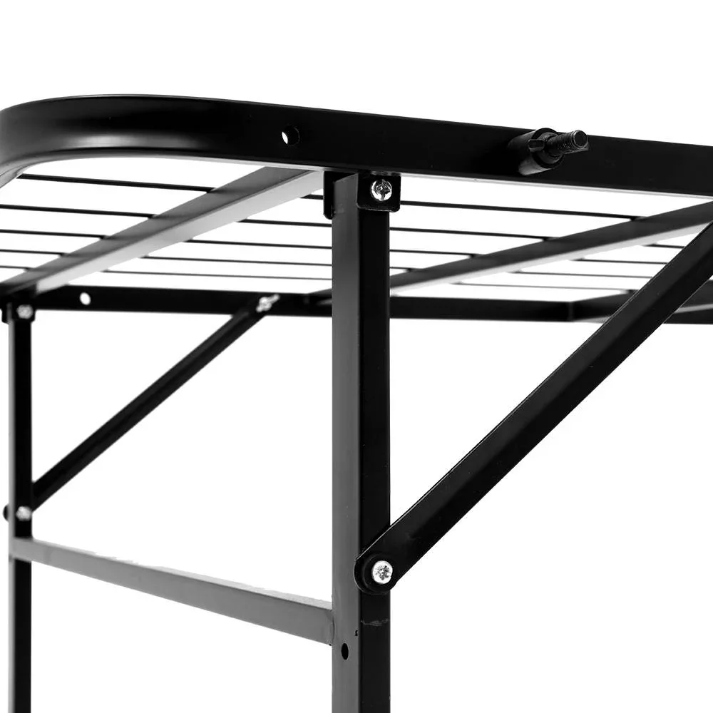 Folding Bed Frame Metal Base - Queen - Image 6