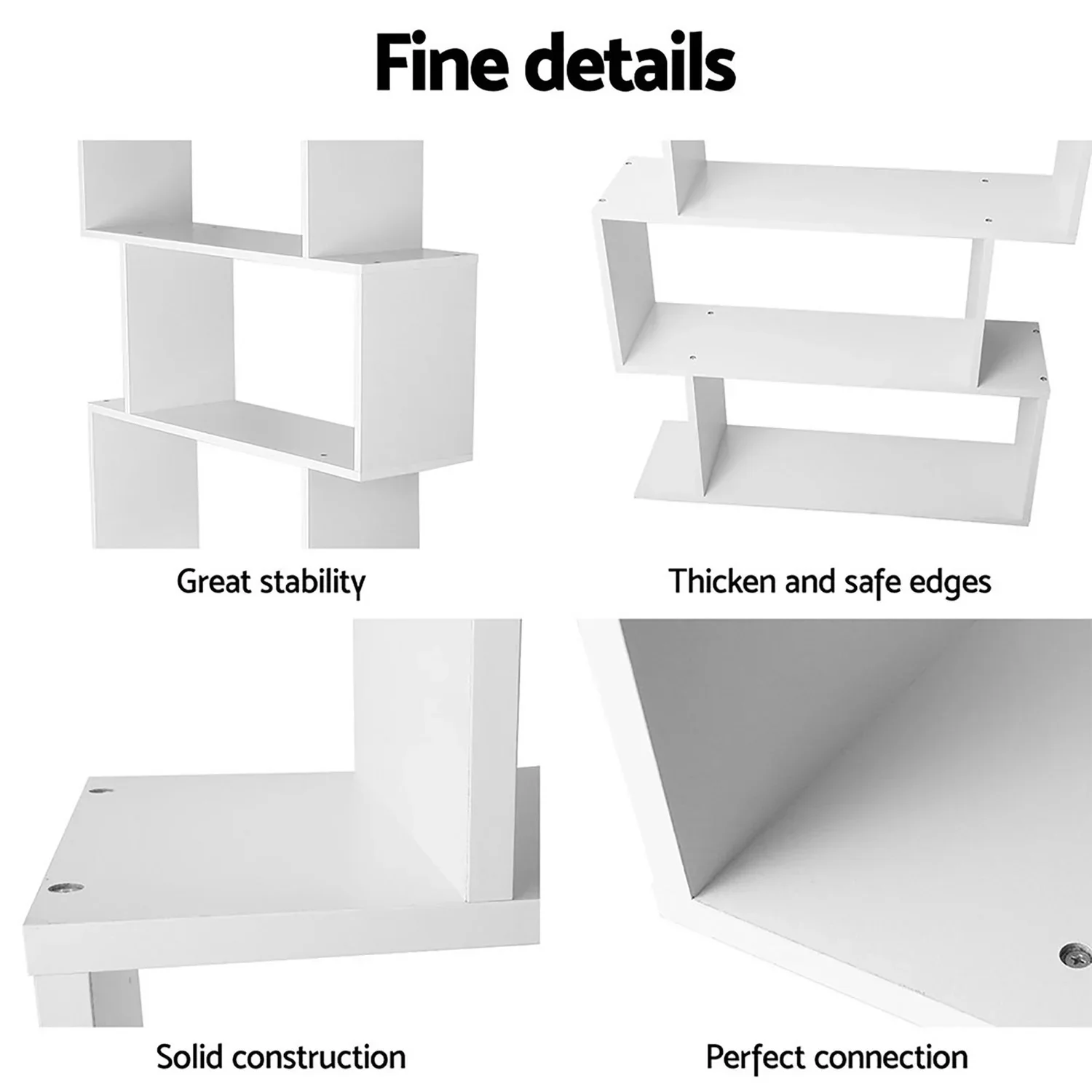 King Single Bed Frame and Bookshelf - Image 5