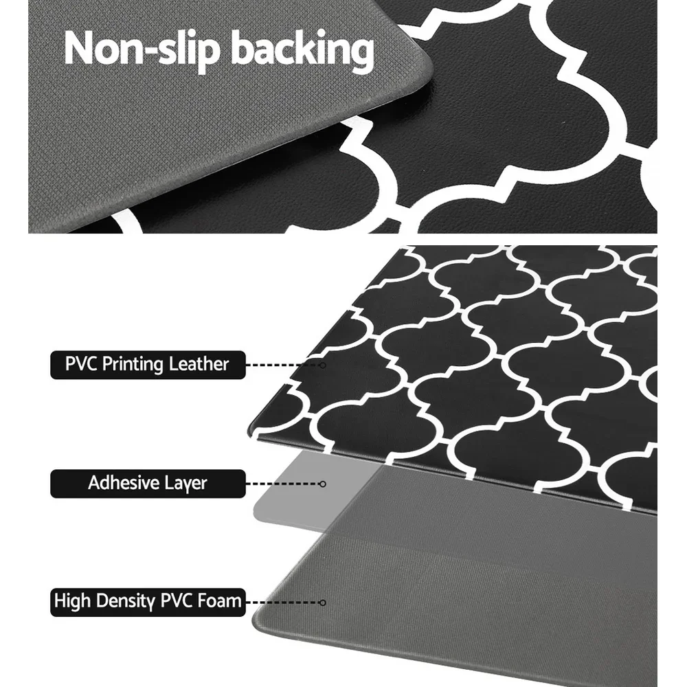 Kitchen Mat 45x180cm PVC Floor Rug Carpet Non-slip Gina - Image 7