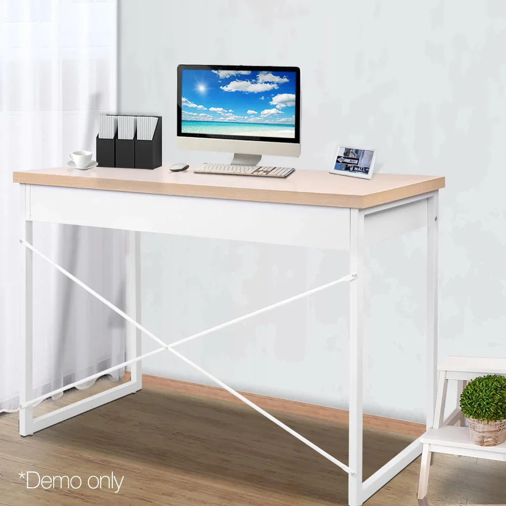 Computer Desk Drawer Storage Oak 100CM - Image 7