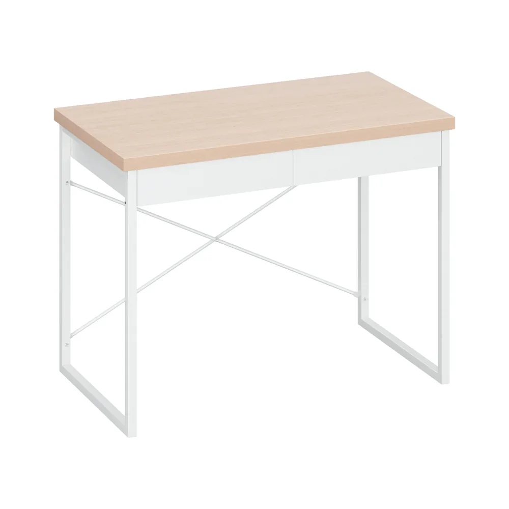 Computer Desk Drawer Storage Oak 100CM - Image 8