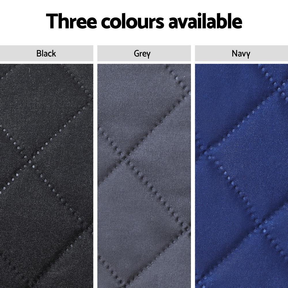 Recliner Chair Cover 100% Water Resistant Black - Image 5