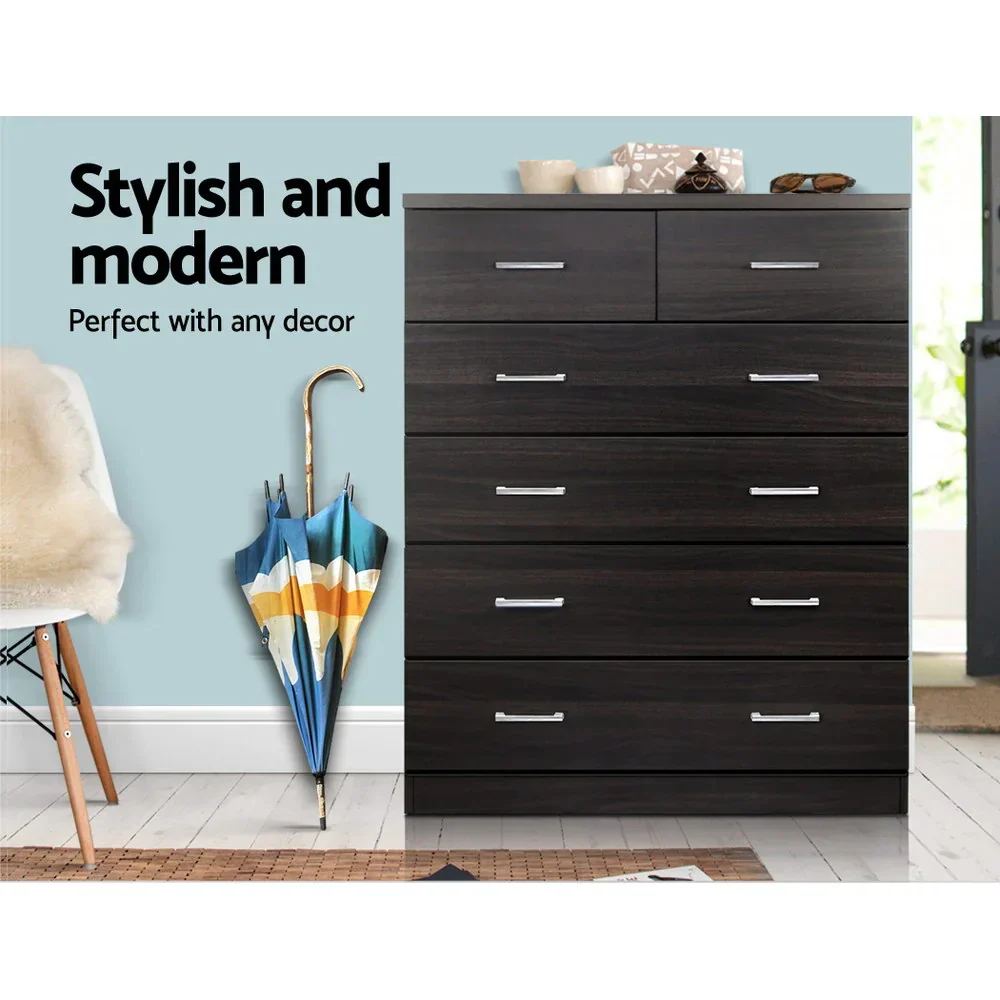 6 Chest of Drawers - ANDES Walnut - Image 5