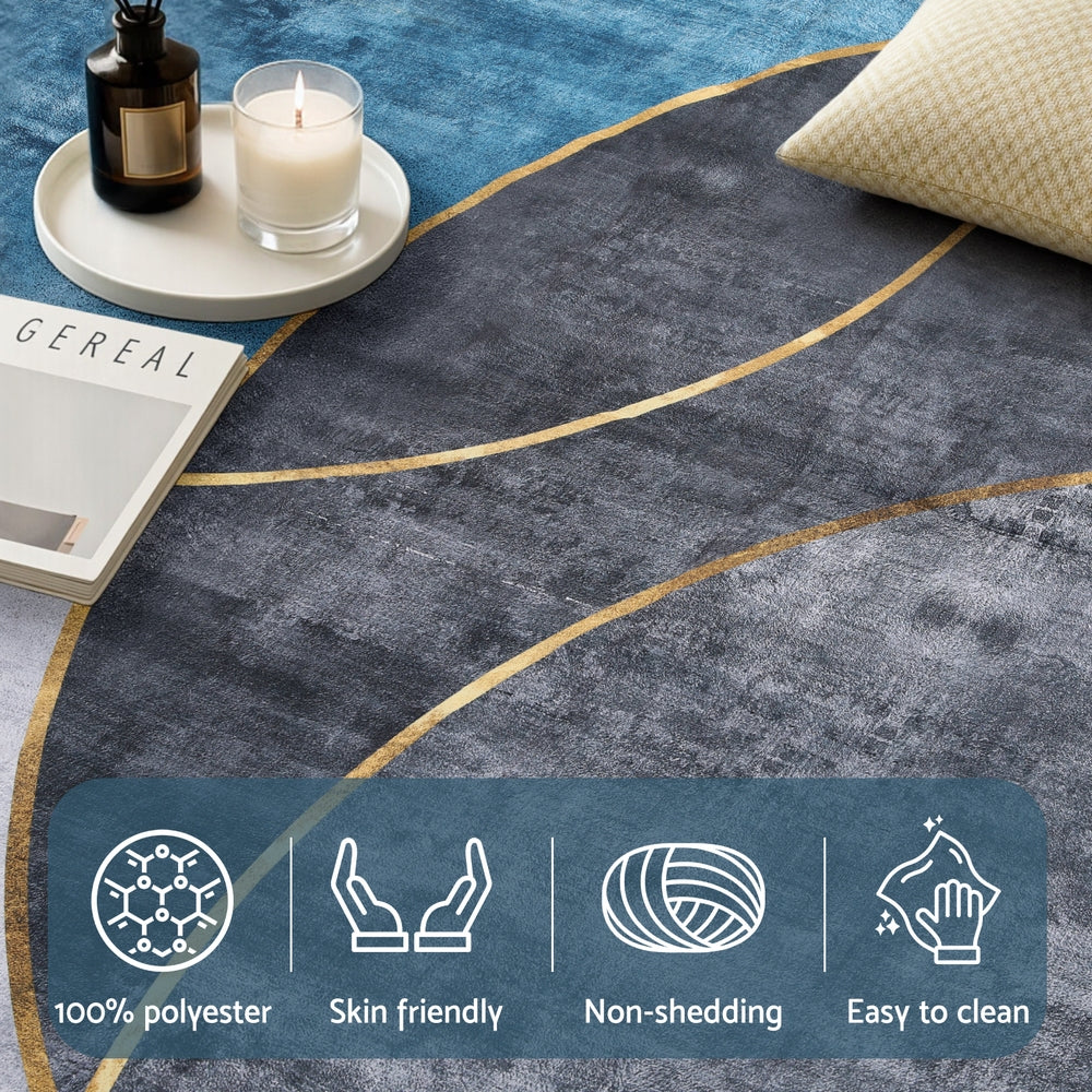 Washable Floor Rug 200X290cm Large Geometric Area Rug Modern Floor Carpet - Image 6