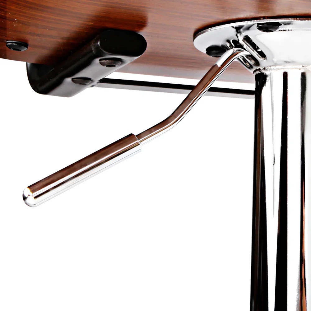 Bar Stools Gas Lift Leather Black - Image 6