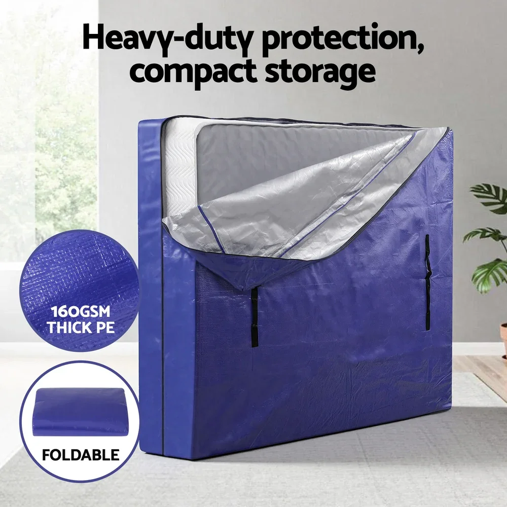 Mattress Bag Easy Moving Waterproof Storage Dust Cover Protector Double - Image 2