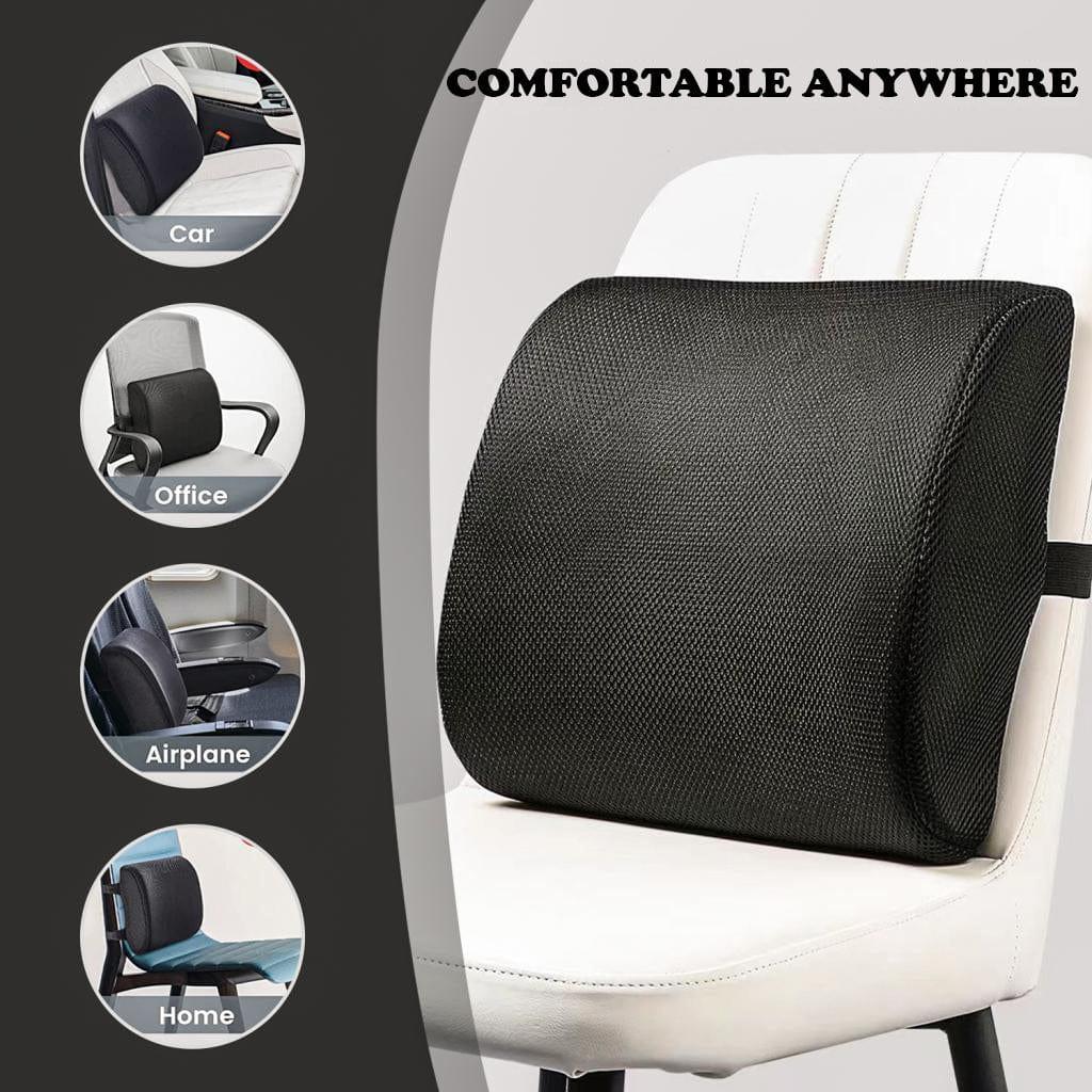 Bamboo Memory Foam Lumbar Support Cushion - Image 5