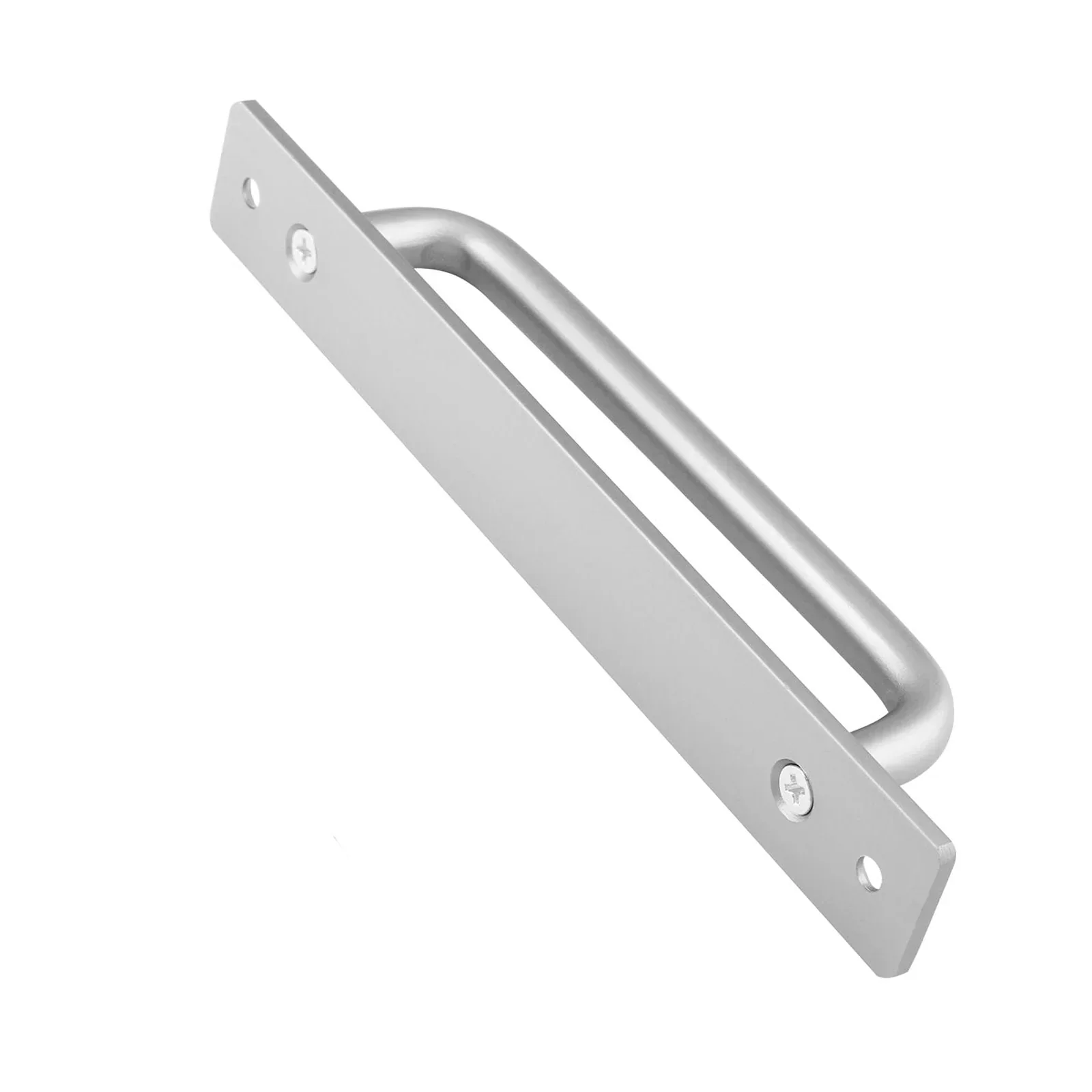 Barn Door Handle Sliding Pull Cabinet Door Handles Drawer knobs Kitchen Handles Silver - Image 2