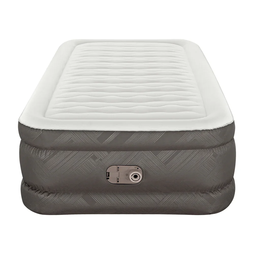 Air Mattress Single Inflatable Bed 46cm Airbed Grey - Image 3