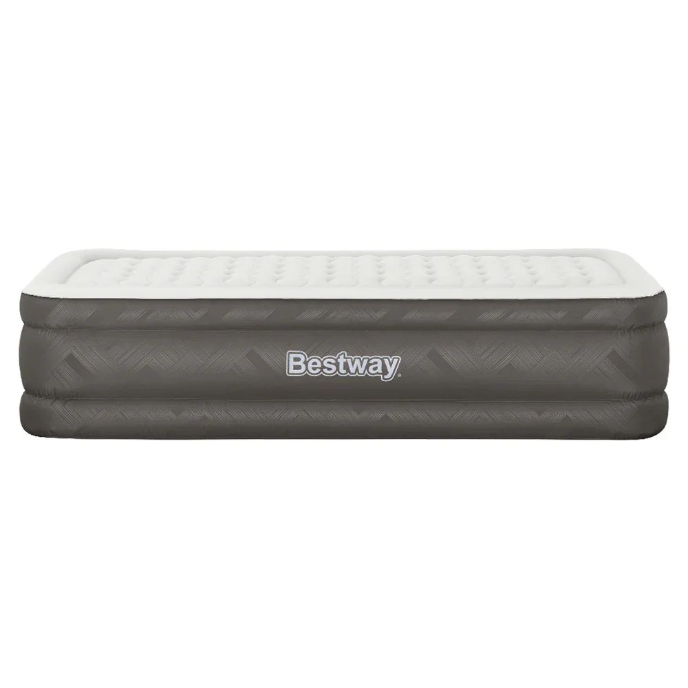 Air Mattress Single Inflatable Bed 46cm Airbed Grey - Image 4