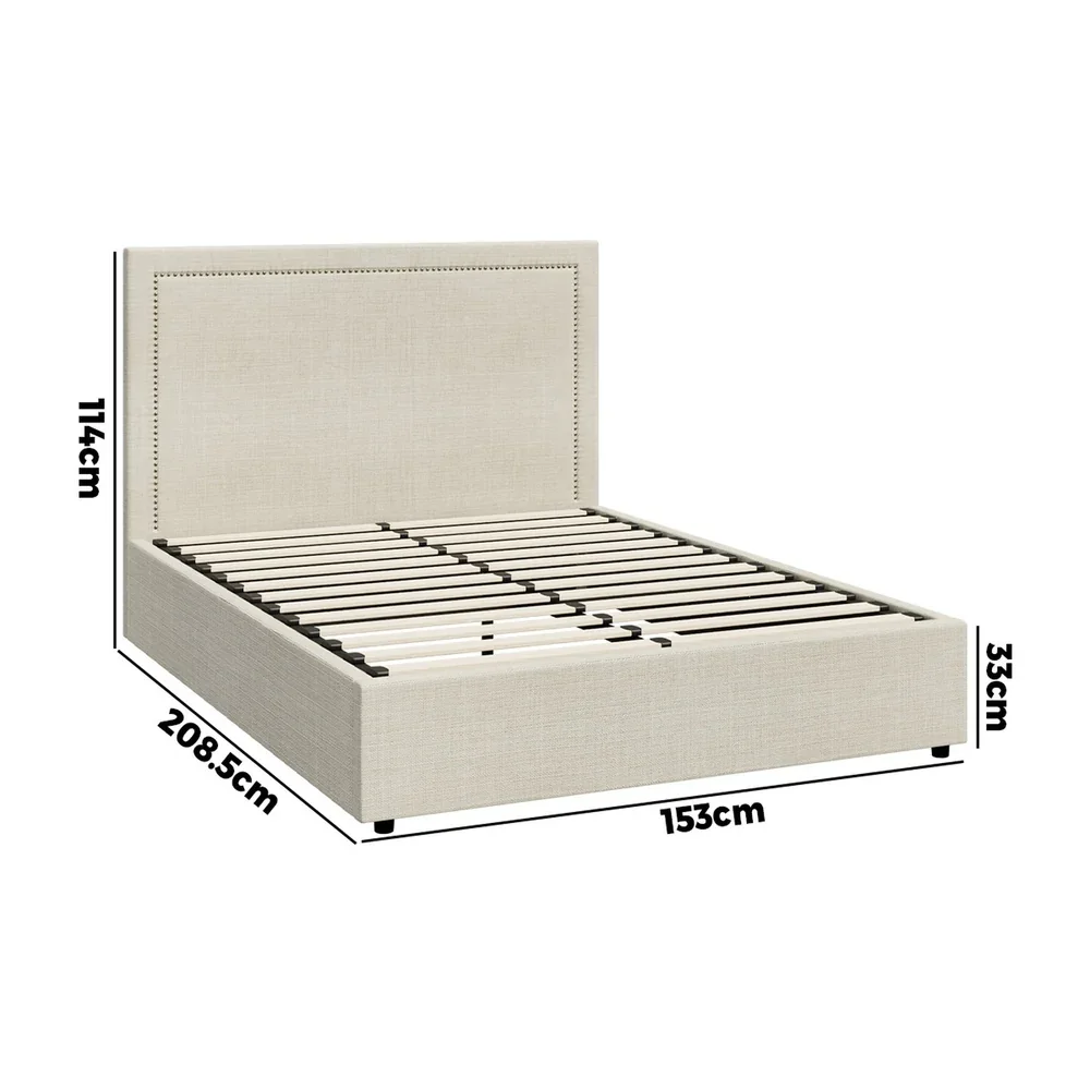 Bed Frame Queen Size Gas Lift Base Storage ADI - Image 5