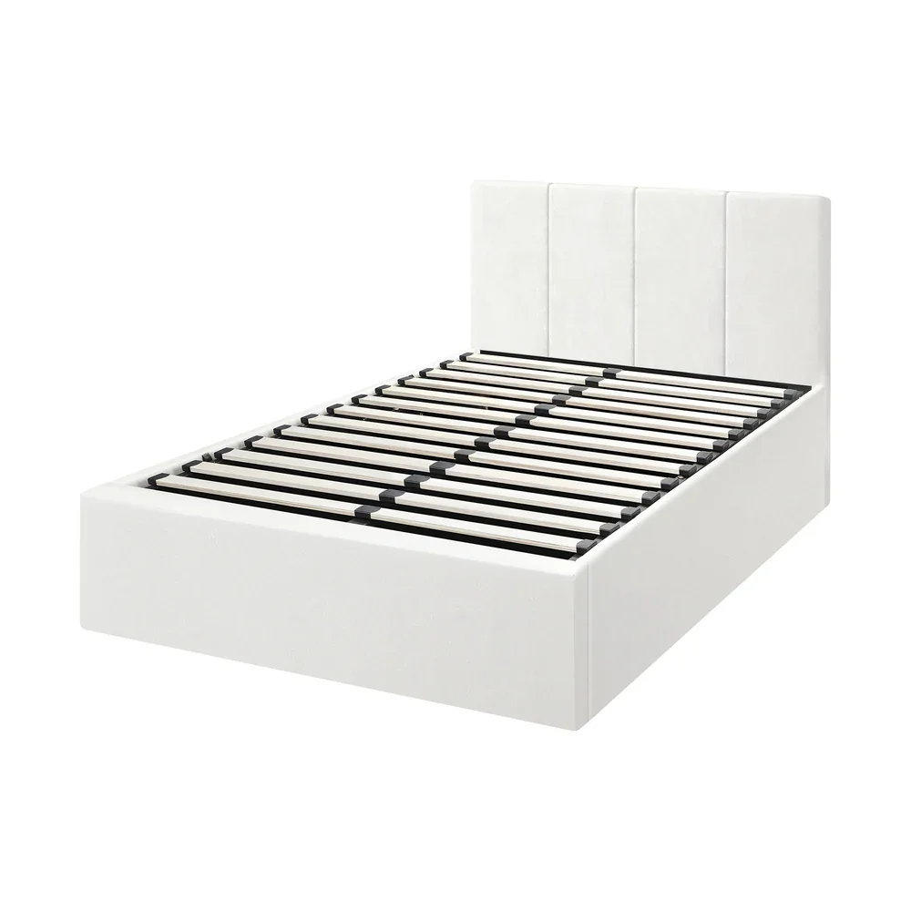Bed Frame King Single Gas Lift Base PU Leather ZOE - Image 6