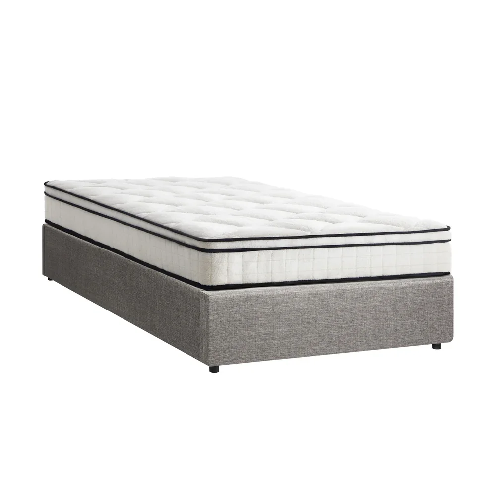 Bed Frame King Single Size Storage Platform with Mattress - Image 5