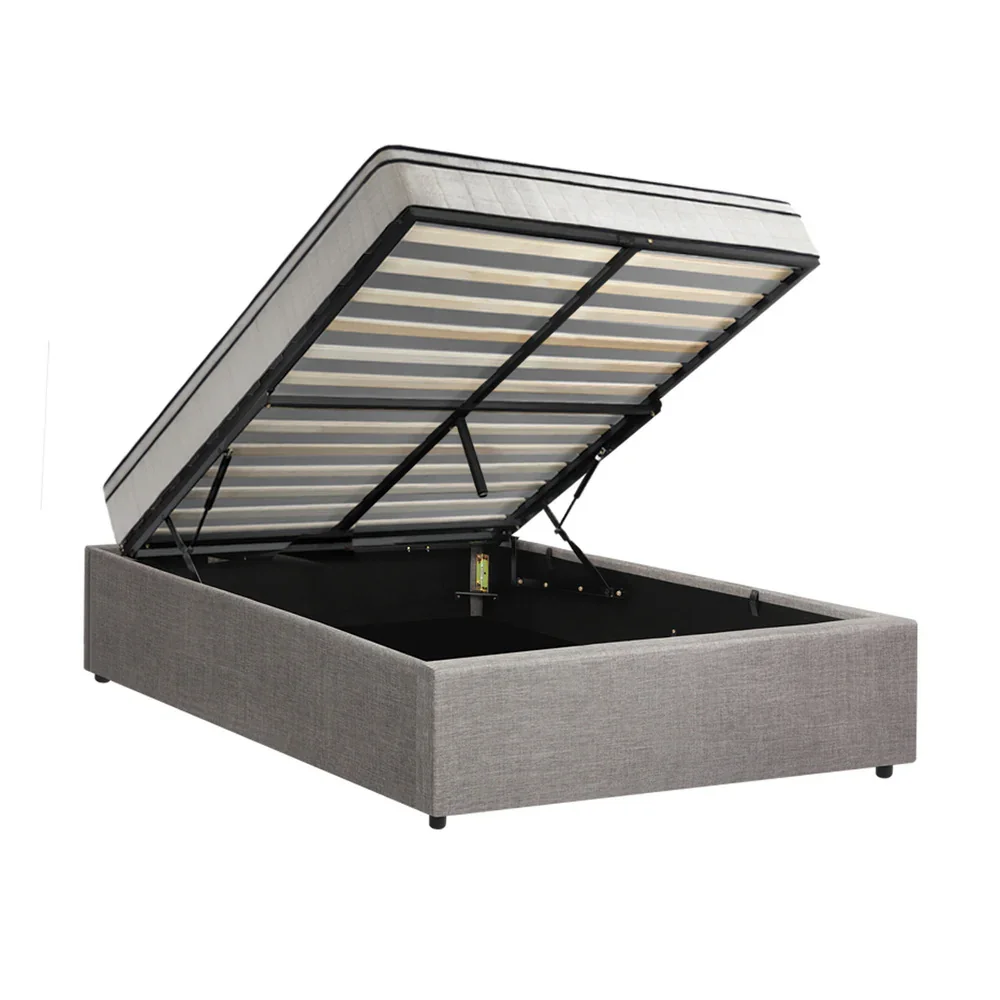 Bed Frame King Single Size Storage Platform with Mattress - Image 9