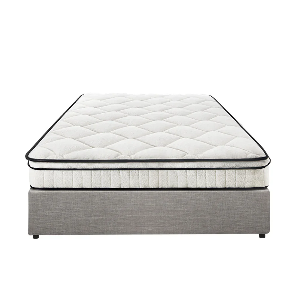 Bed Frame Queen Size Storage Platform with Mattress - Image 2