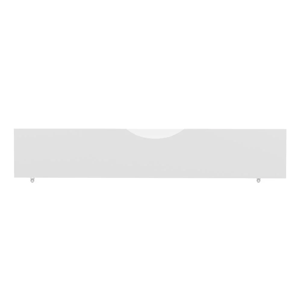 2x Storage Drawers Timber Trundle White - Image 5