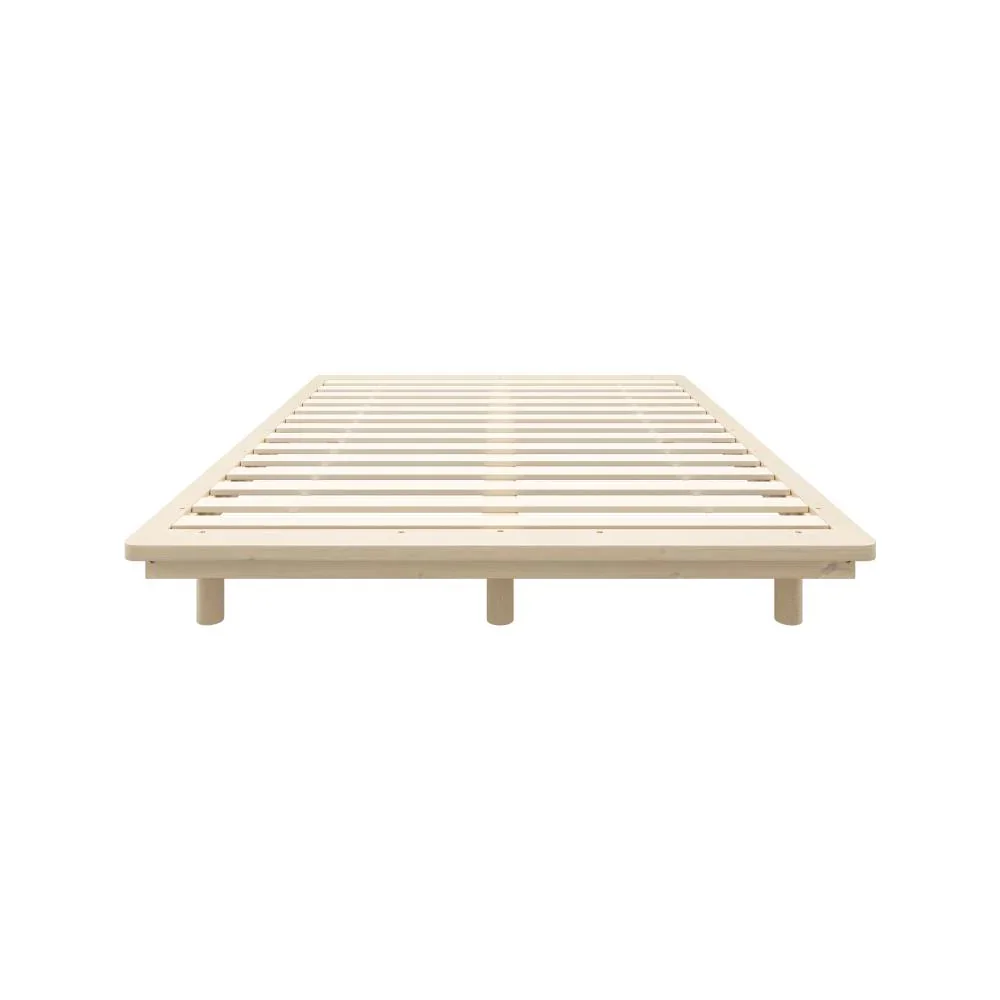Bed Frame Double Size Wooden Bed Base Timber Platform - Image 4