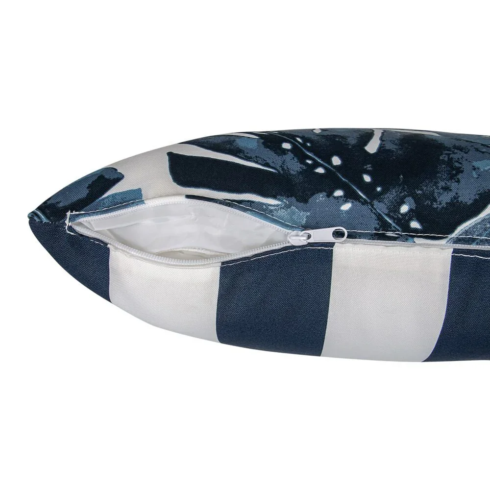 Bicolour Outdoor Lumbar Cushion Pillows - Image 6