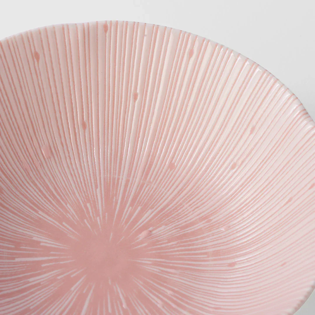 Bowl 14cm Ice Pink Glaze - Image 2