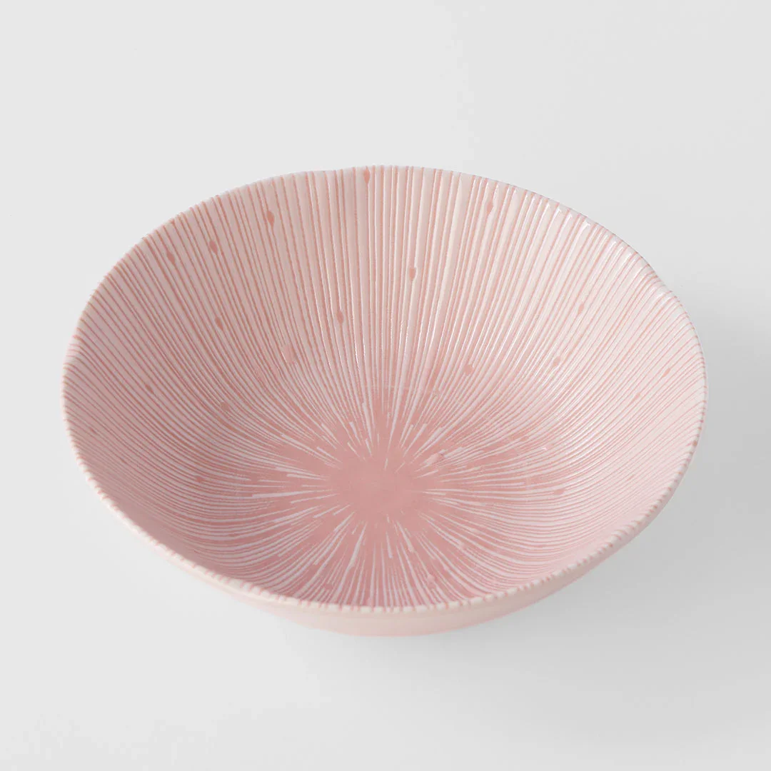 Bowl 14cm Ice Pink Glaze - Image 3
