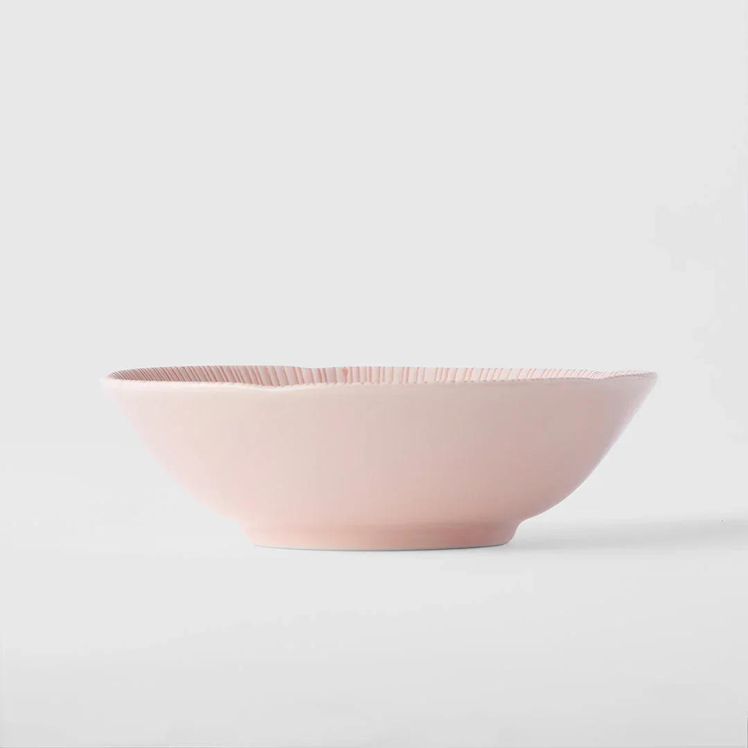 Bowl 14cm Ice Pink Glaze - Image 4