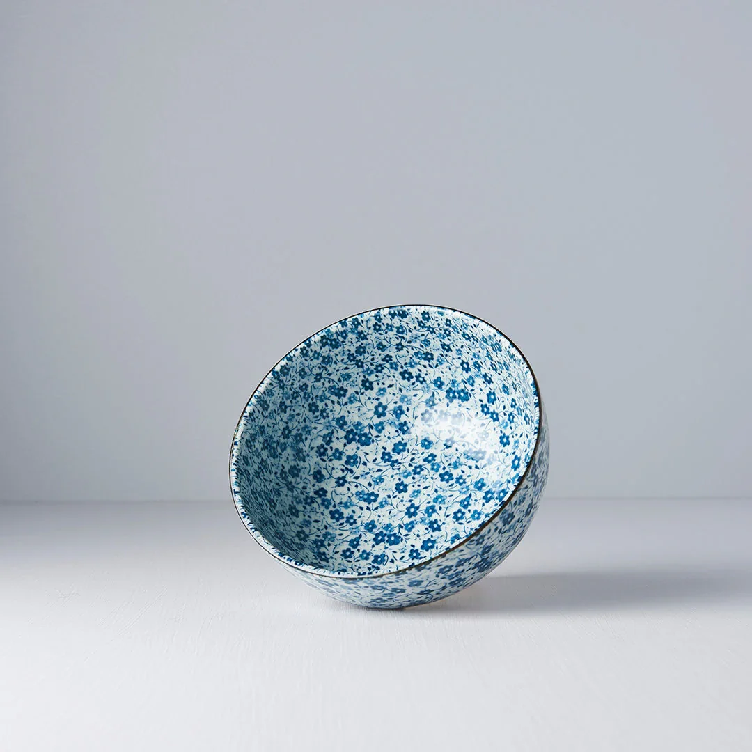 Bowl 16cm Blue Daisy Glaze - Image 3