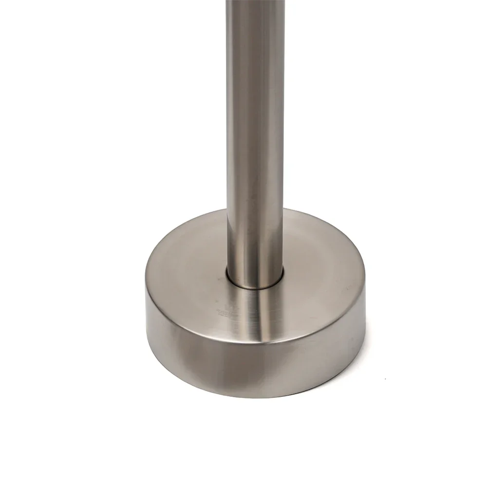 Brushed Nickel Stainless Steel Bathtub Tap Free Standing Faucet Filler Spout Set - Image 6