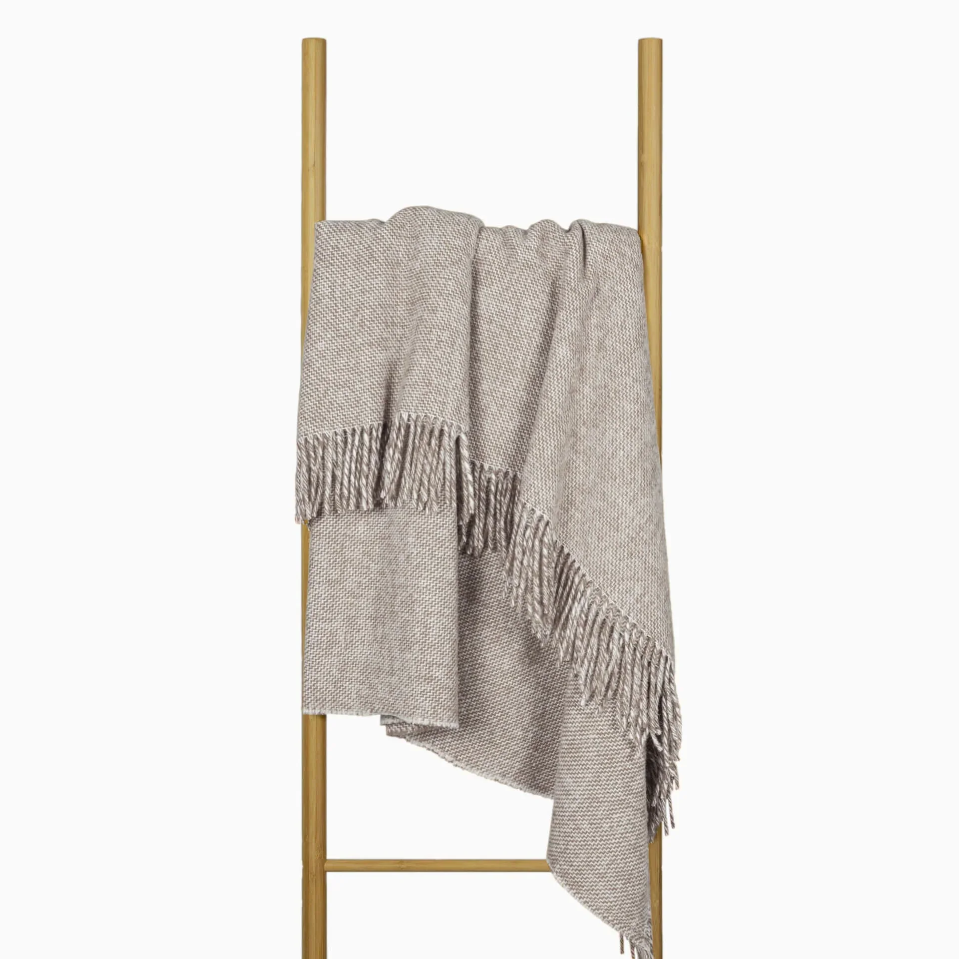 Cambridge Throw - 100% NZ Wool -  Silver - Image 3