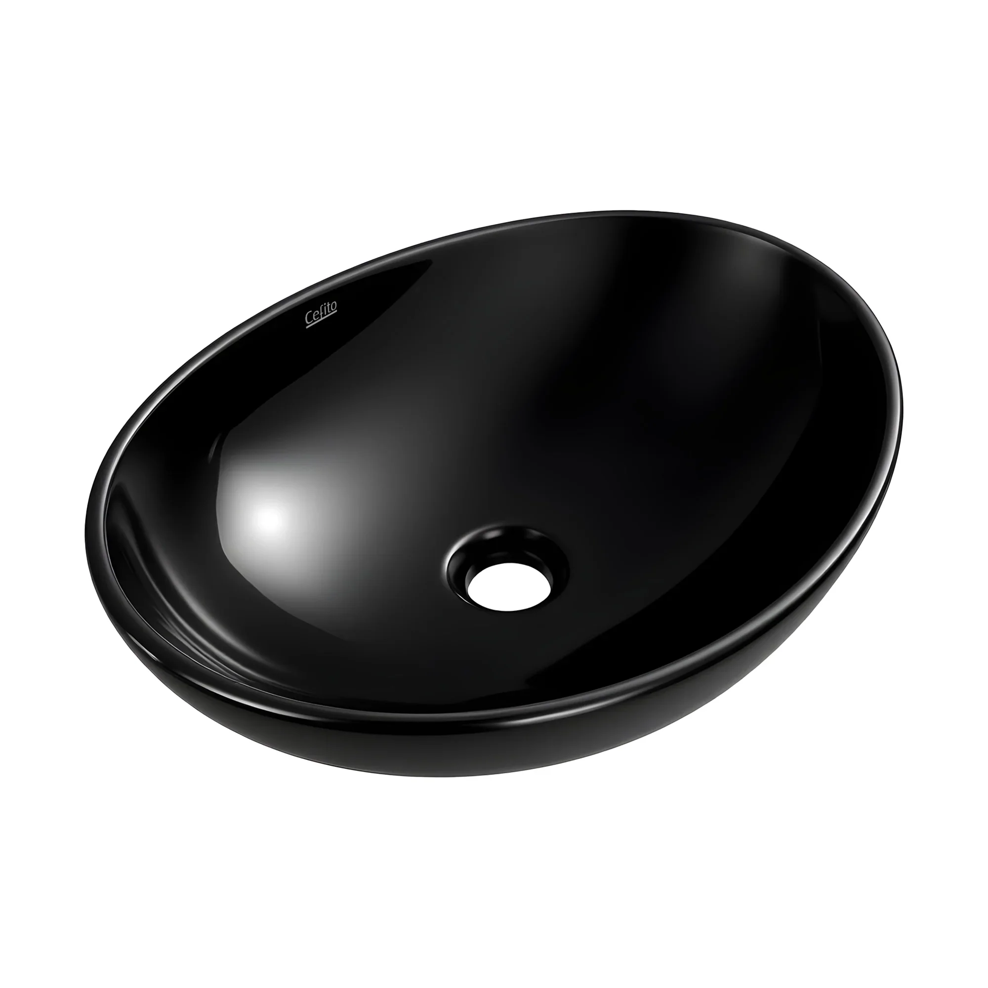 Bathroom Basin Ceramic Vanity Sink Hand Wash Bowl 41x34cm - Image 2