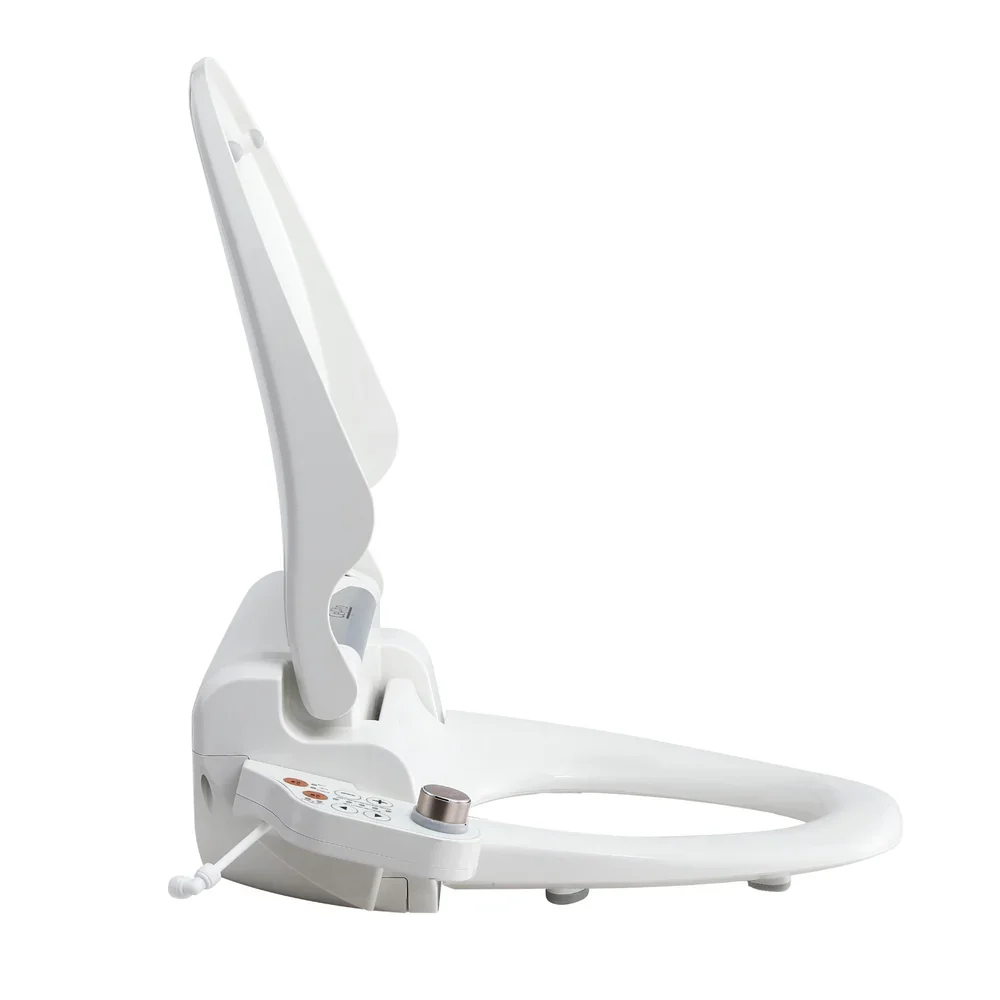 Electric Bidet Toilet Seat Cover LED Night Light Heated Seat with Remote - Image 3