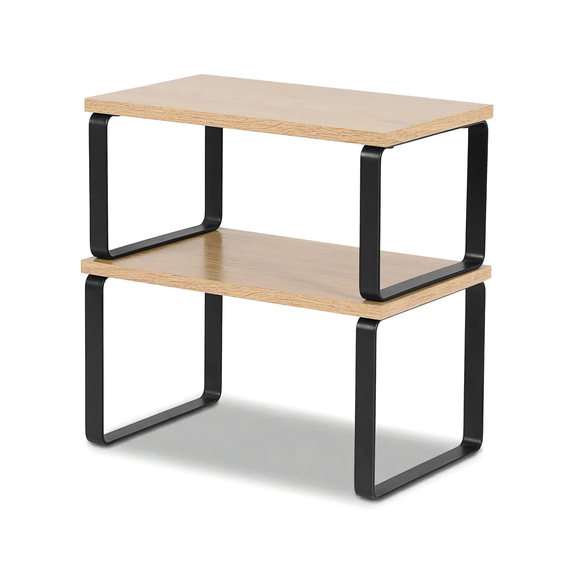 Kitchen Storage Shelves Rack Cupboard Cabinet Organiser Set of 2 - Image 9