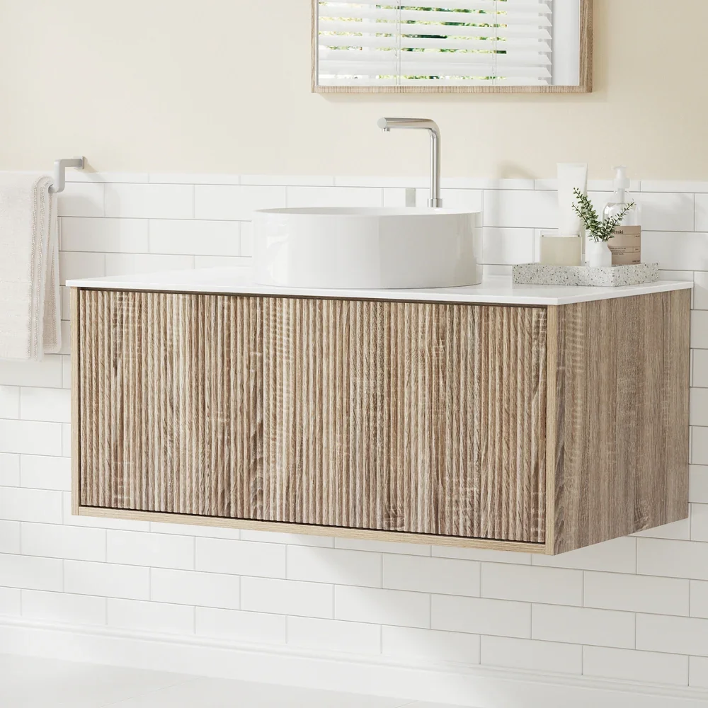 Vanity Unit 915mm with Basin Oak - Image 7