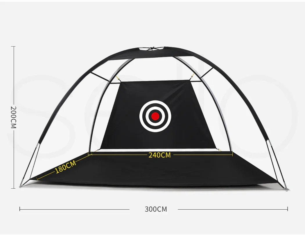 3M Golf Practice Net Hitting Black - Image 3
