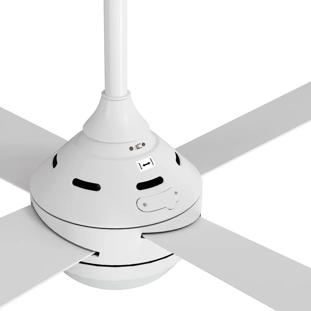 52'' AC Ceiling Fan with Light Remote Control 4 Blades White - Image 5