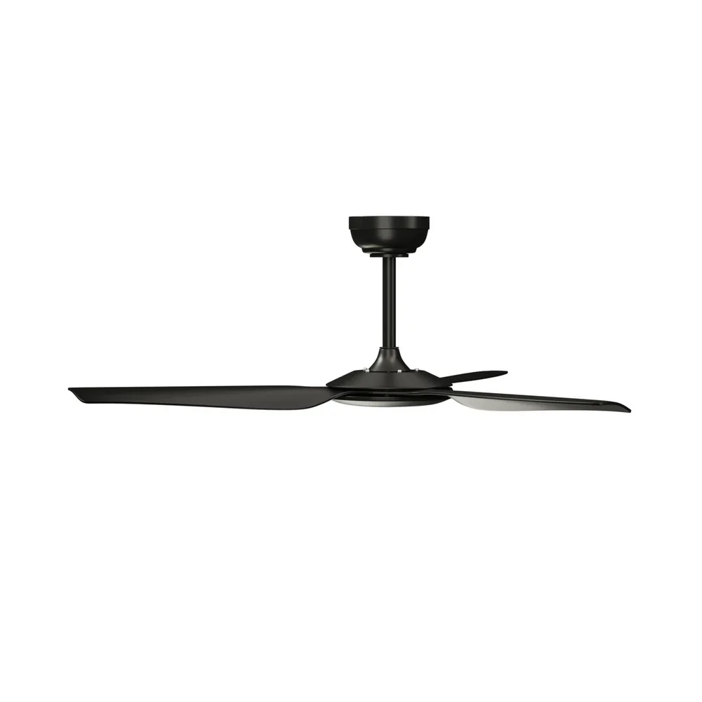52'' Ceiling Fan DC 3 ABS Blades Remote Control Timer Black - Image 6
