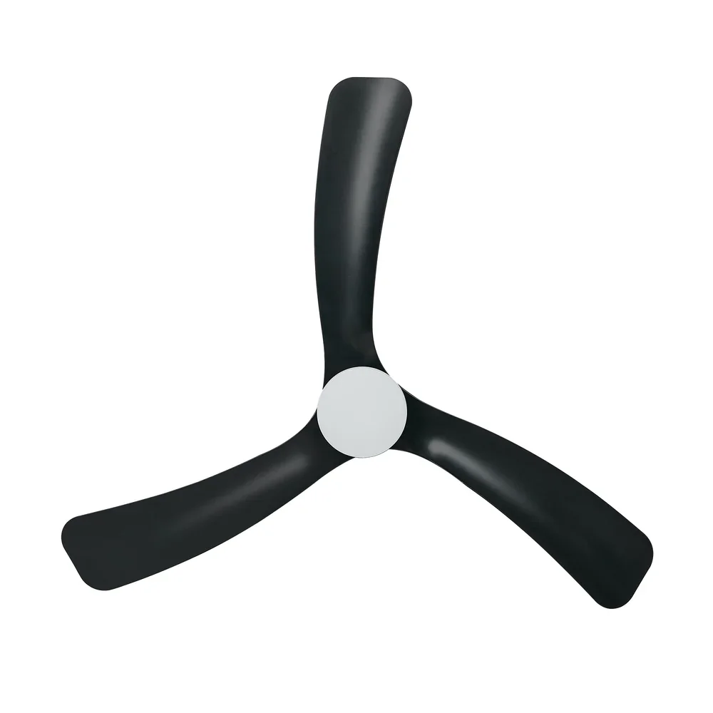52" Ceiling Fan LED Light 5 Speed Fans Remote Control Black - Image 3