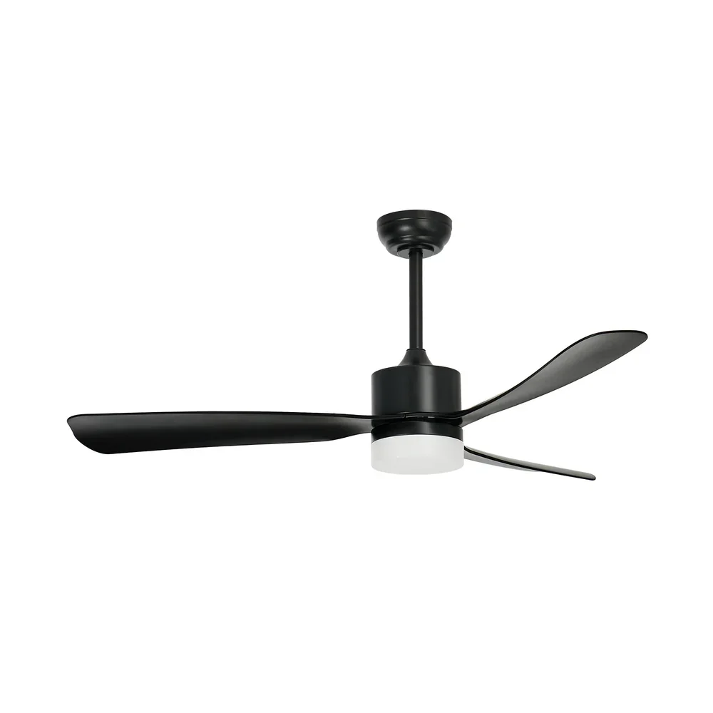 52" Ceiling Fan LED Light 5 Speed Fans Remote Control Black - Image 4
