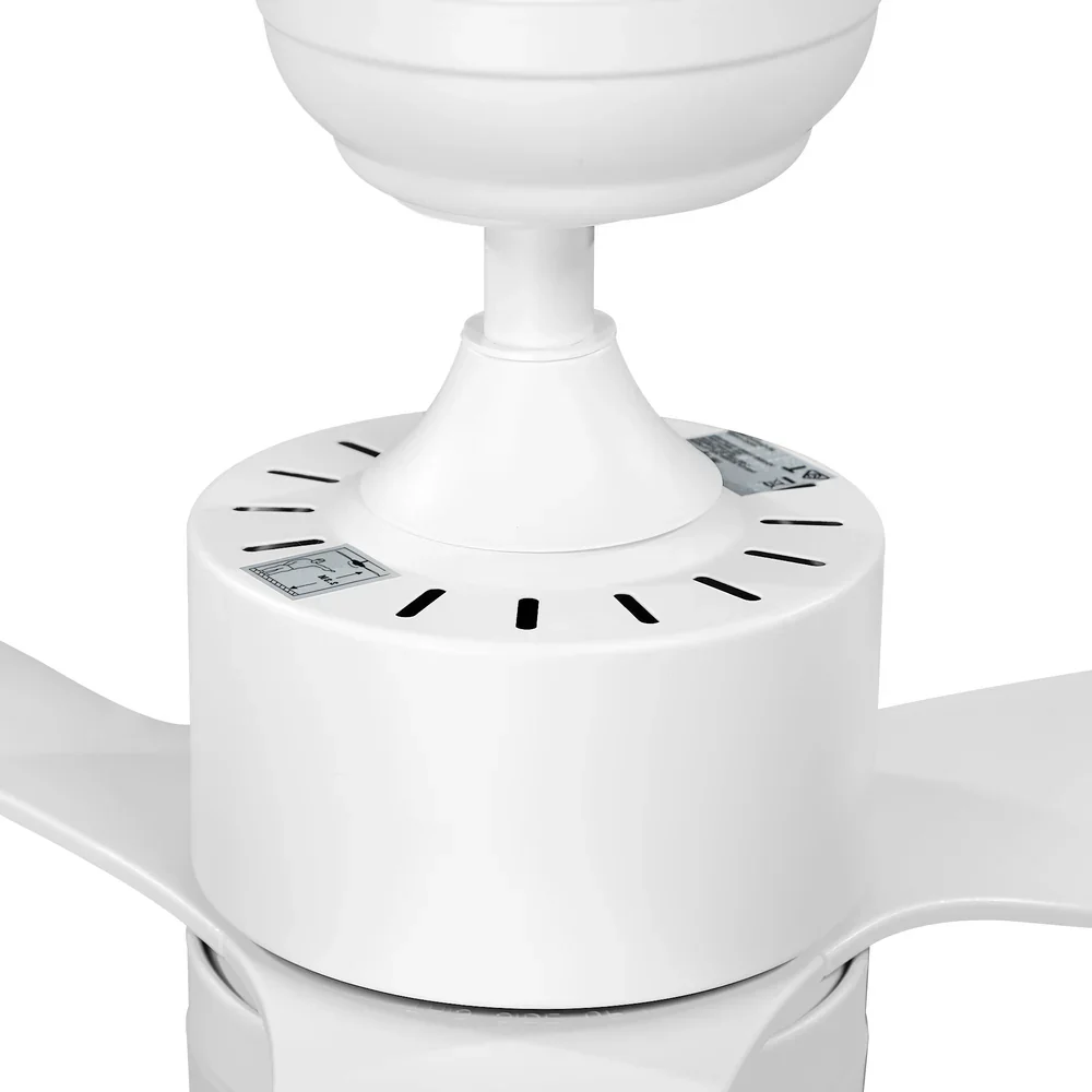 52" Ceiling Fan LED Light 5 Speed Fans Remote Control White - Image 4