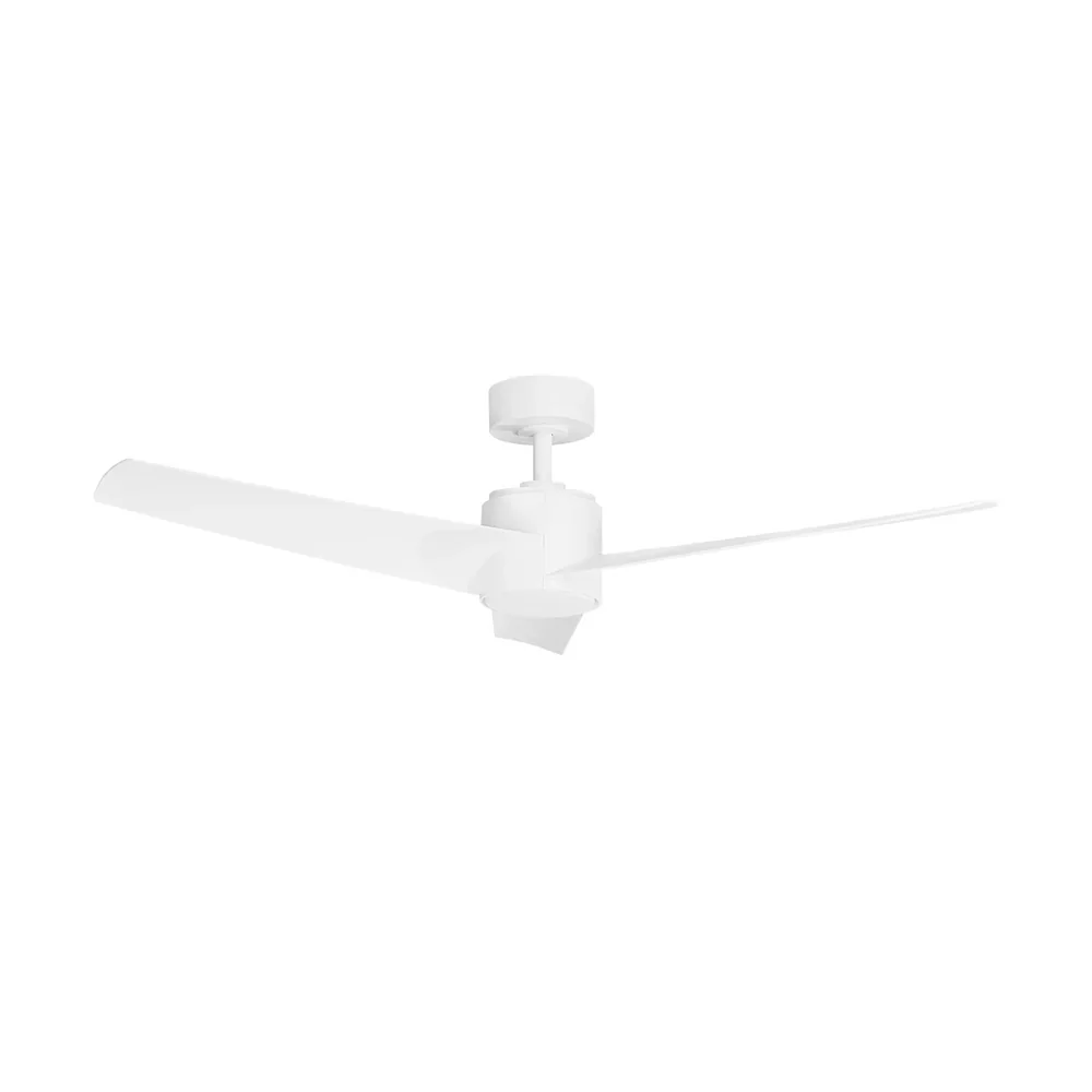 52" Ceiling Fan With Light DC Motor Remote Control White - Image 3