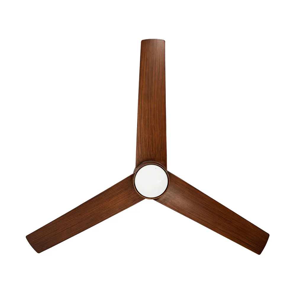 52" Ceiling Fan With Light DC Motor Remote Control Walnut - Image 4