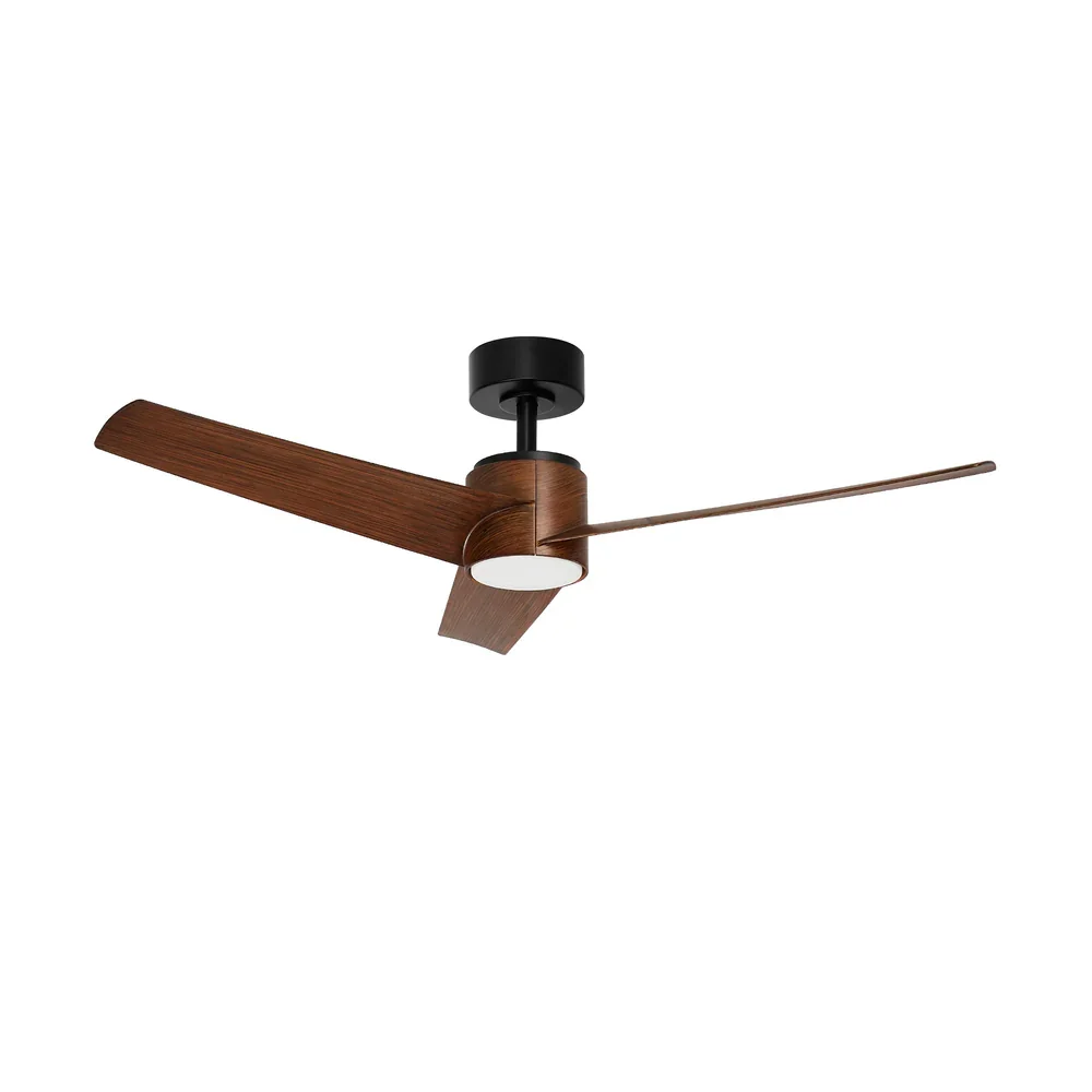 52" Ceiling Fan With Light DC Motor Remote Control Walnut - Image 6