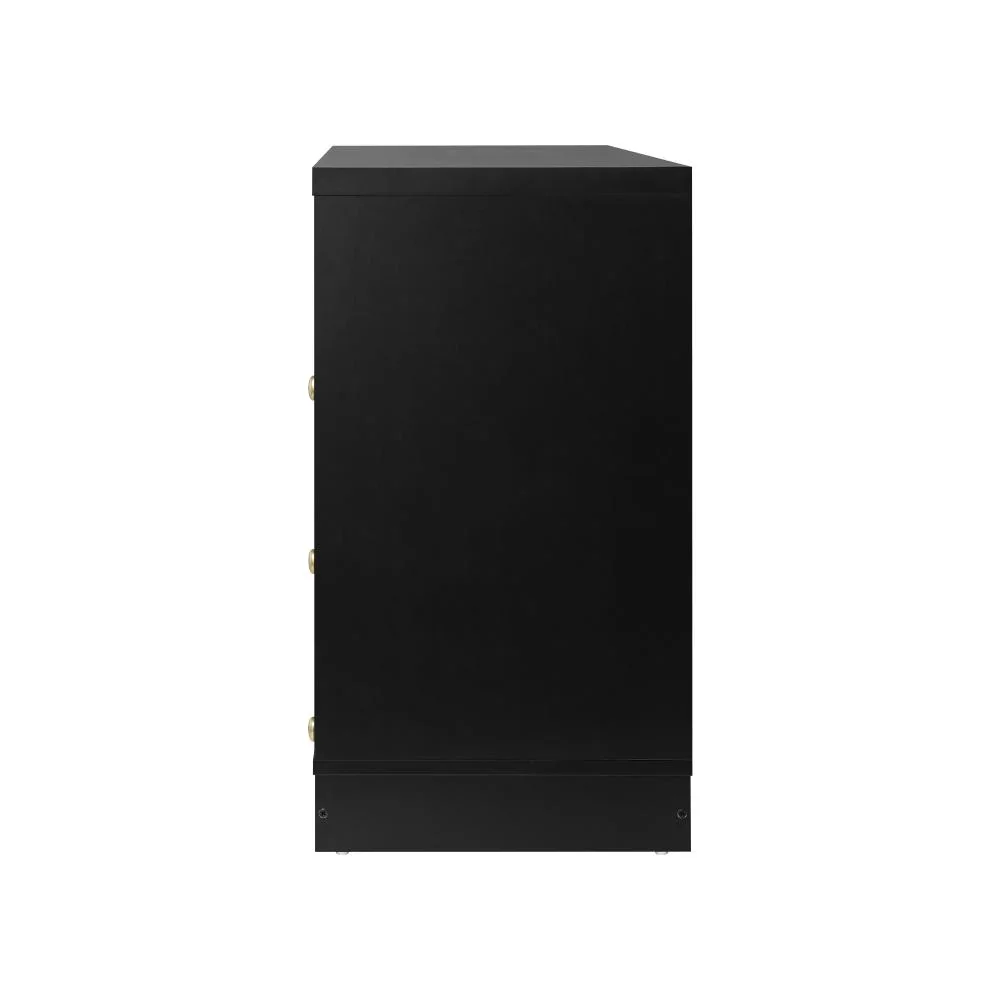 Chest of Drawers with 6 Drawers Black - Image 4