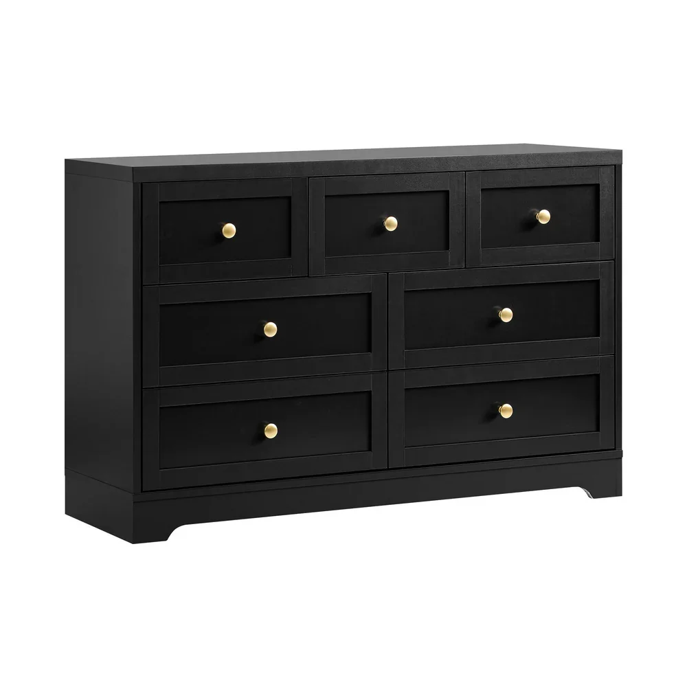 7 Chest of Drawers and 2 Bedside Tables Hamptons Furniture Set - Image 5