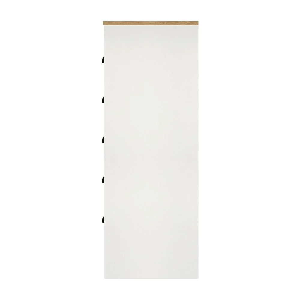 Tallboy Chest of Drawer with 6 Drawers White - Image 5