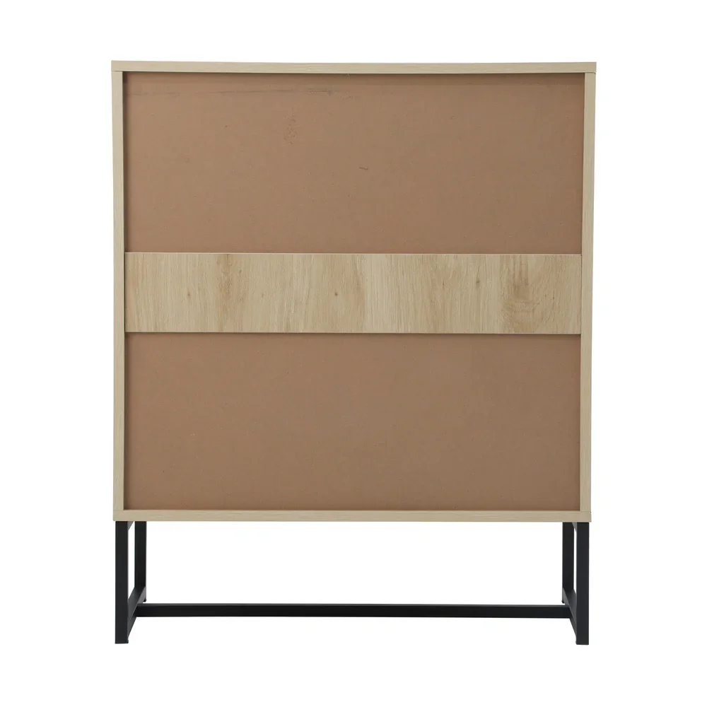4 Chest of Drawers Dresser Table Lowboy Natural - Image 3