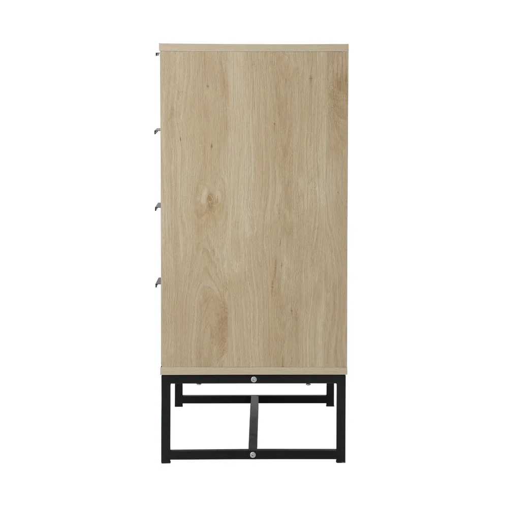 4 Chest of Drawers Dresser Table Lowboy Natural - Image 4