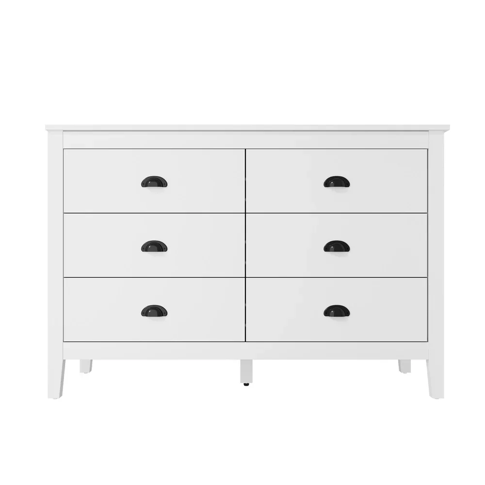 6 Chest of Drawers Dresser Vintage - Image 8