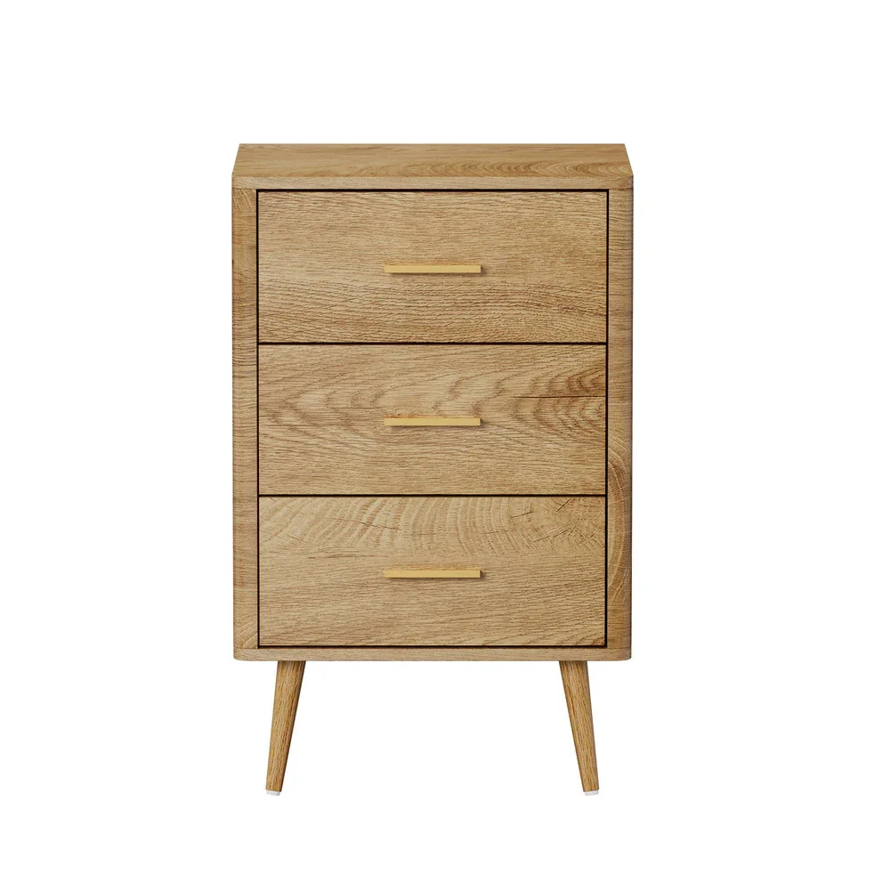 3 Chest of Drawers Tallboy Natural - Image 5