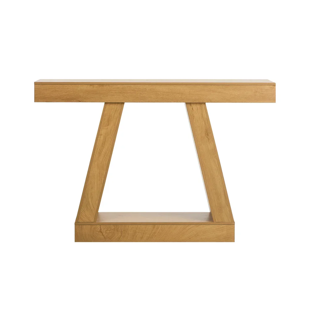 Console Table Hallway Narrow Table Entryway Display Shelf - Image 3
