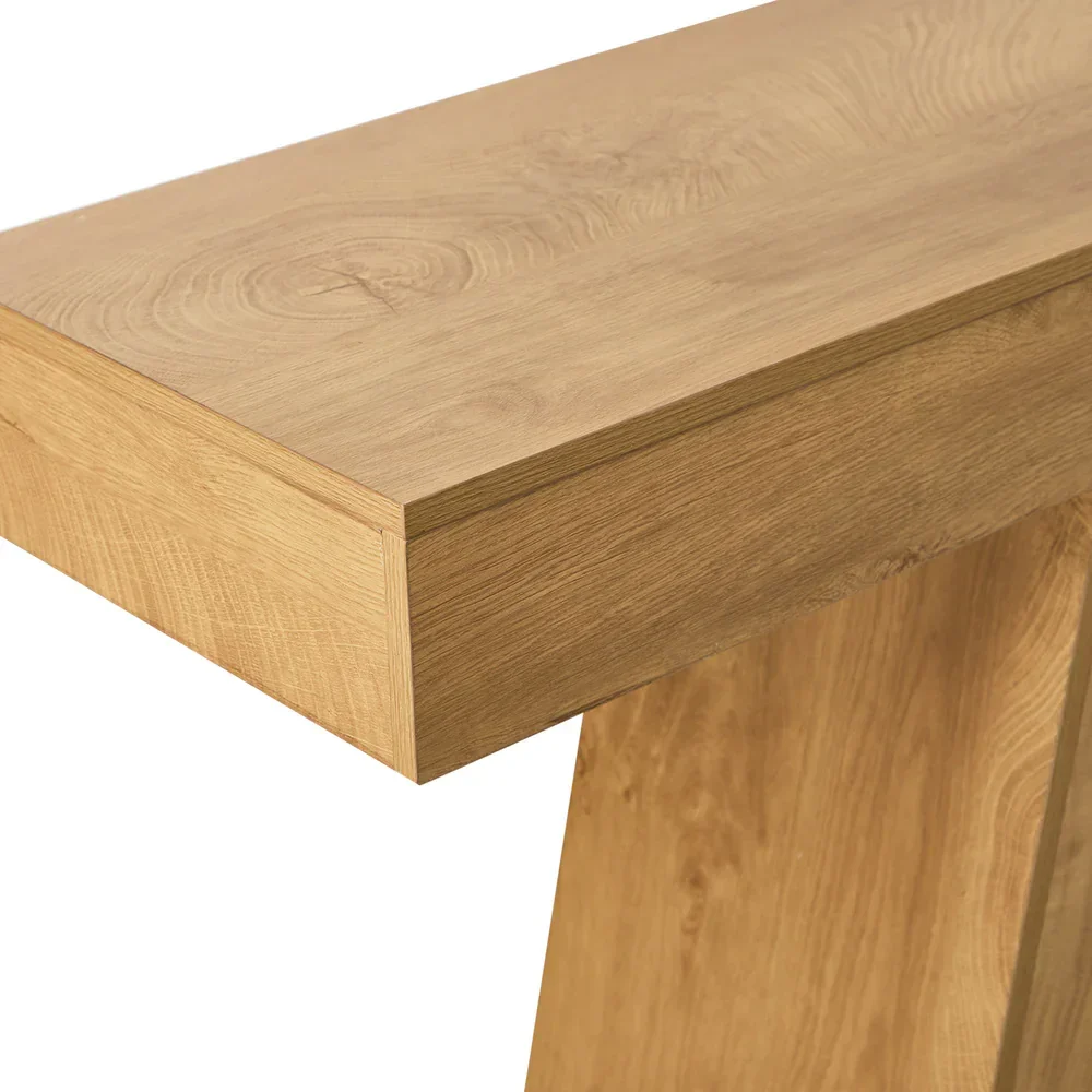 Console Table Hallway Narrow Table Entryway Display Shelf - Image 7